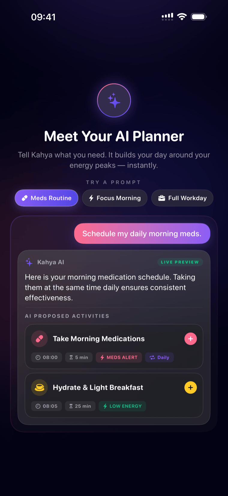 Meet your AI planner